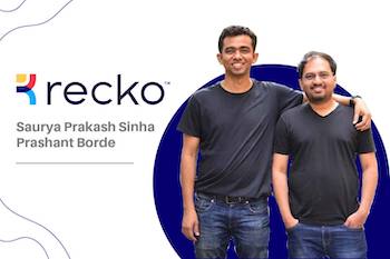 Two co-founders of Recko: Saurya Prakash Sinha and Prashant Borde